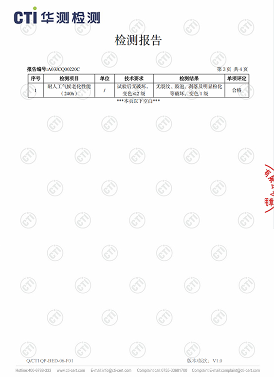 BQ992- Aging resistance performance testing -3